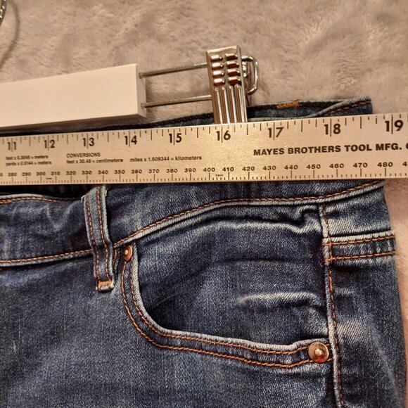 Lane Bryant Womens Size 18 37x30 Flex Magic Waist Mid Rise Straight Denim Jeans - Picture 3 of 15